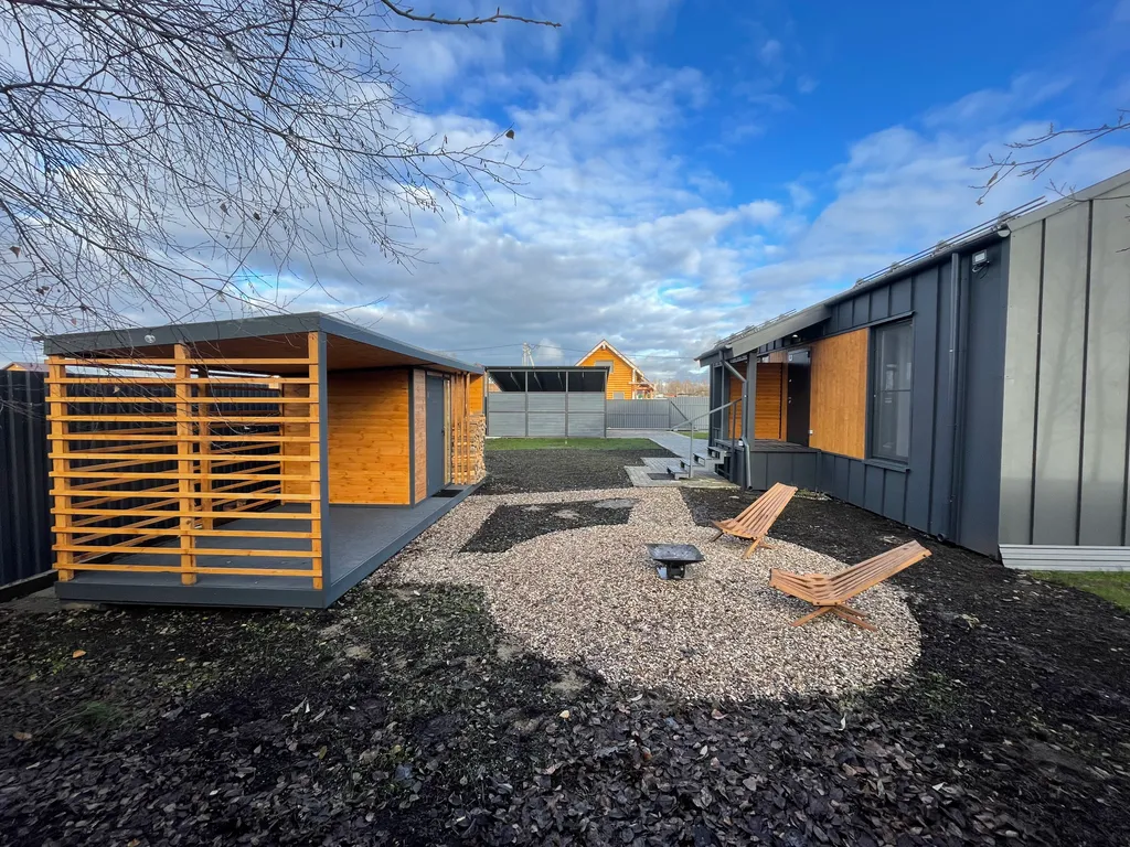 Уютный дом в стиле Барнхаус