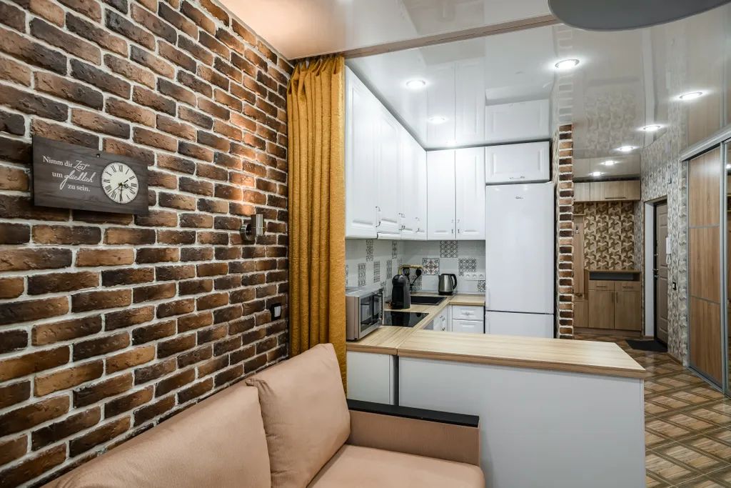 Стильные апартаменты с видом на город