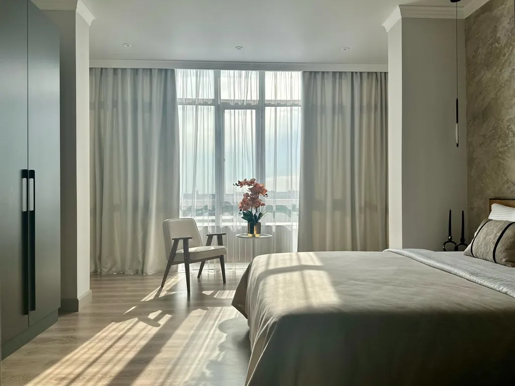 Квартира Премиум Апартаменты с 3-мя спальнями Project EDEM с видом на горы — аренда посуточно в Алматы