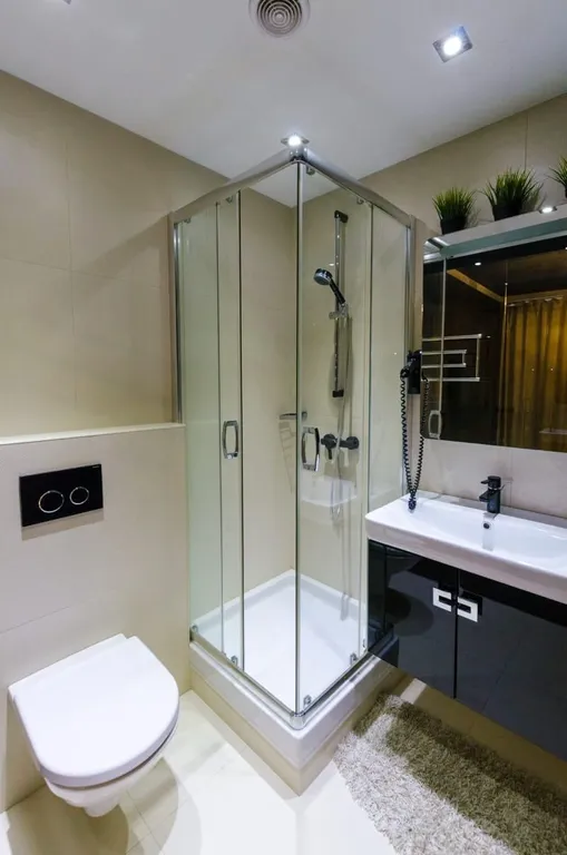 Стильные трёхкомнатные апартаменты с потрясающим видом на горы