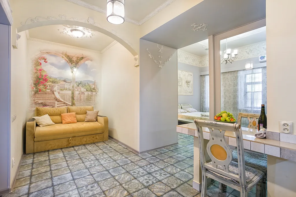 Апартаменты на набережной Делюкс Прованс с видом на парк