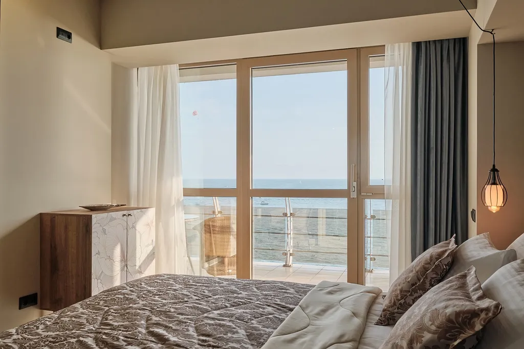 Двухкомнатные апартаменты Family с панорамным видом на море