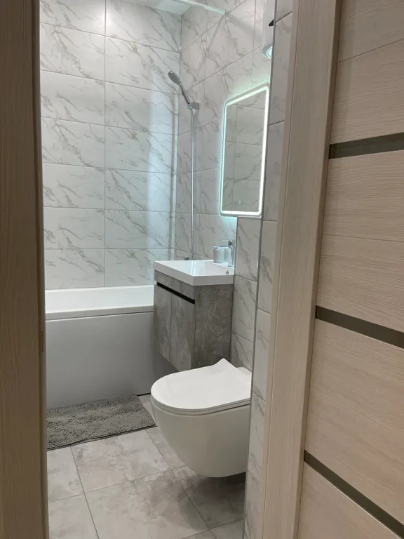 Студия с новым ремонтом