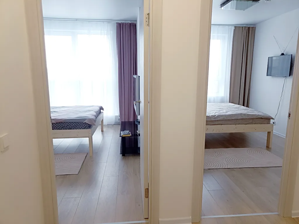 Просторная квартира с 2 спальнями у МРНЦ Цыба и Росатома