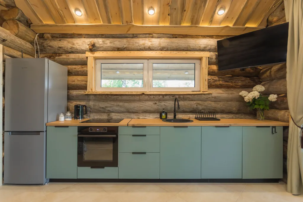 Коттедж из сосны Кело с видом на озеро