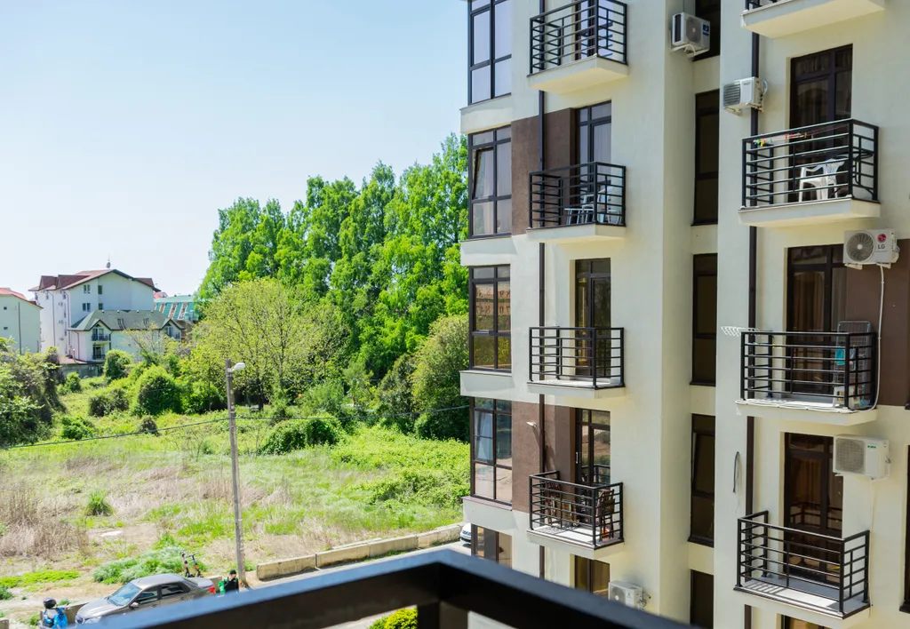 Квартира Квартира Яркий и уютный апартамент с балконом в ЖК Сорренто Парк — Сириус