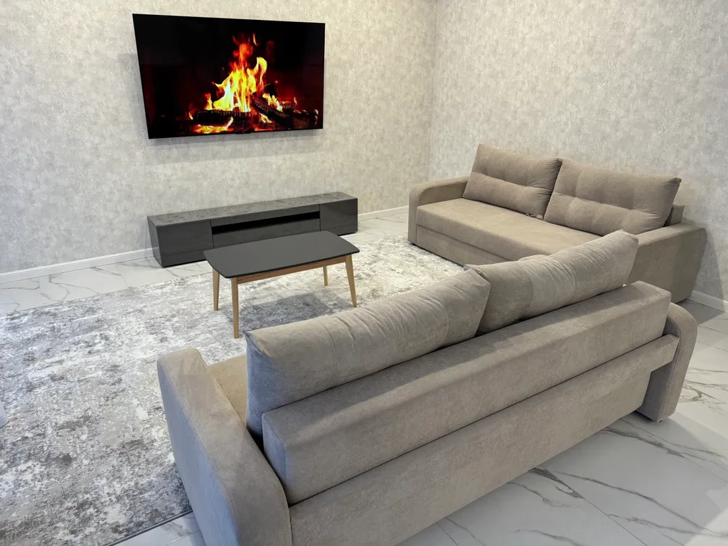 Двухэтажный дом с баней на дровах и мангальной зоной