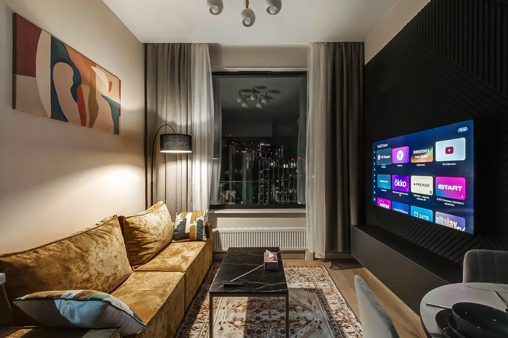 Квартира Просторная евро 3к квартира с видом на Москву-реку — Москва