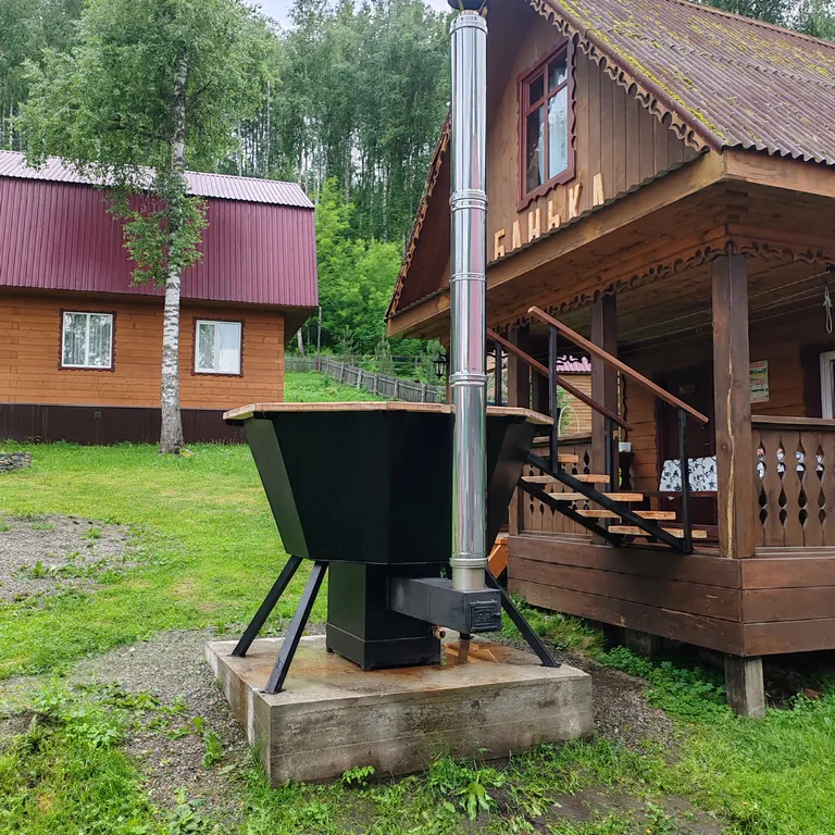 Дом 111m2 — чан, кухня, Wi-Fi