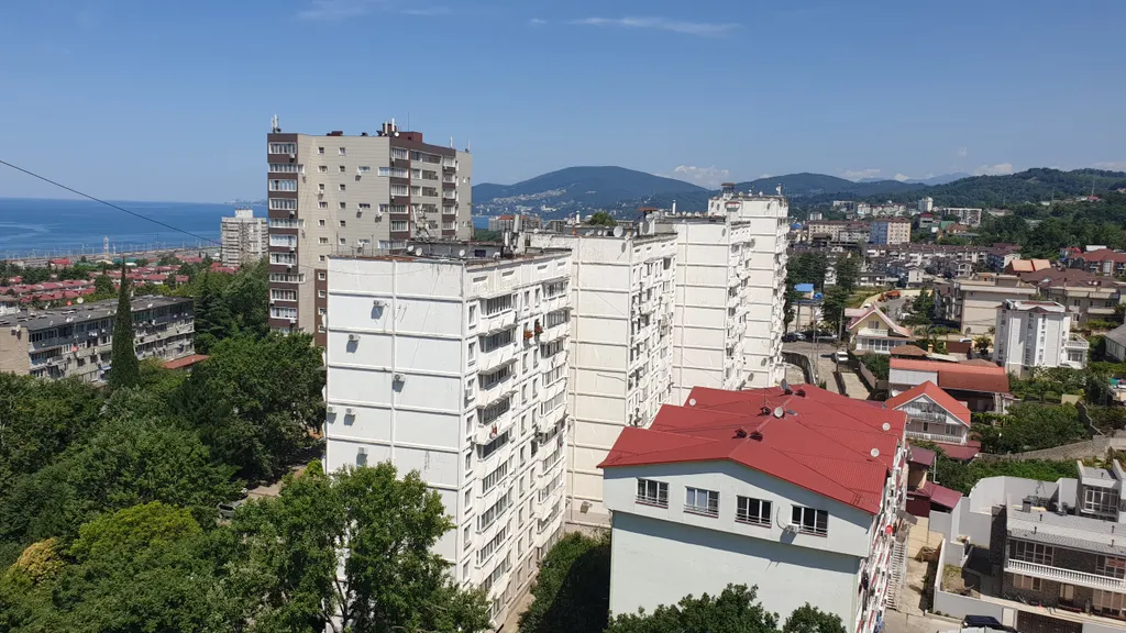 Квартира Квартира До моря 10 минут в новом доме, вид на море, горы и Сочи — Адлер
