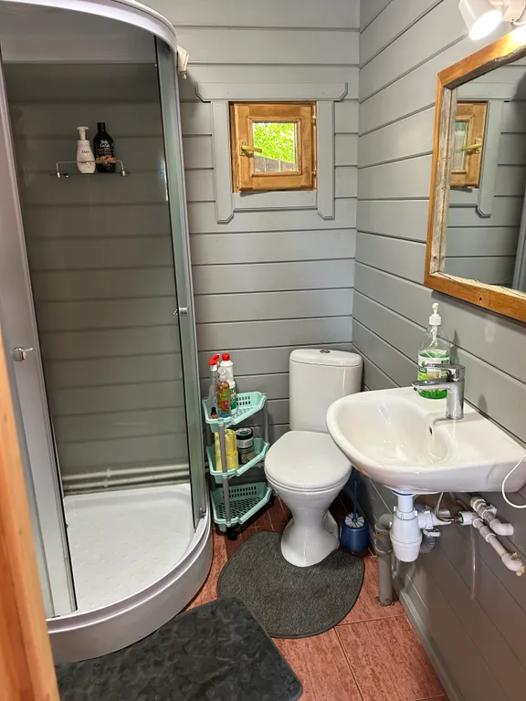 Дом с баней на дровах