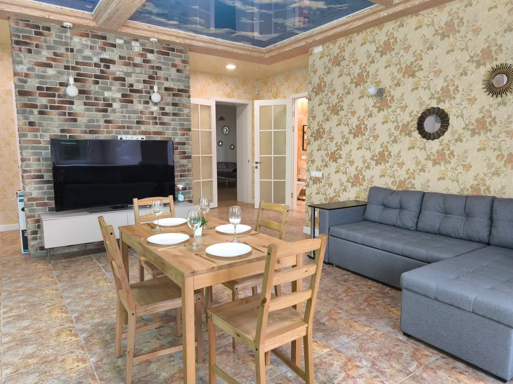 Уютная просторная оборудованная квартира