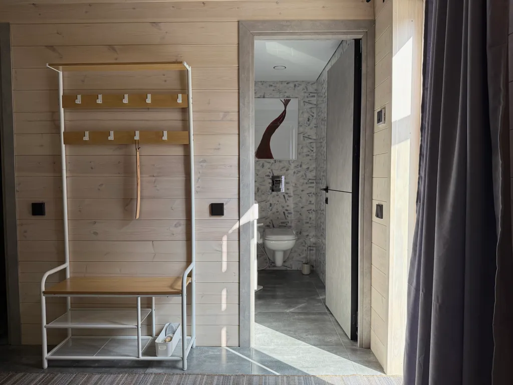 Уютный А-фрейм Ручей с баней и чаном