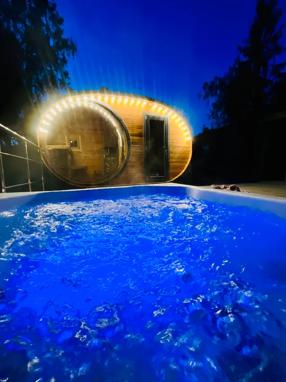 Видовой дом с джакузи и баней