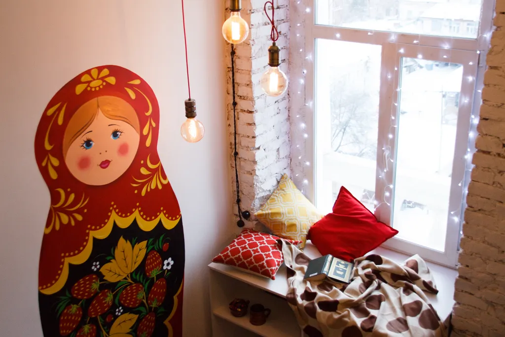 Уютная студия в русском стиле в центре