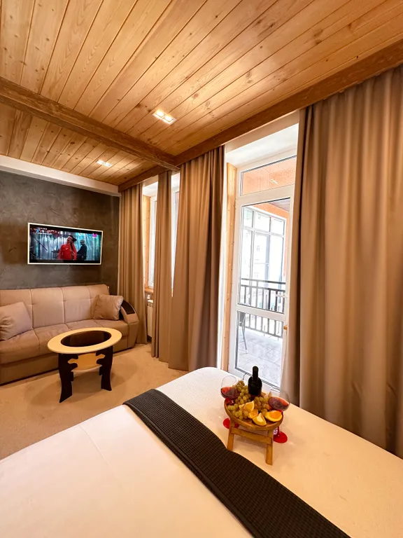 Уютный номер Вершина с видами на горы