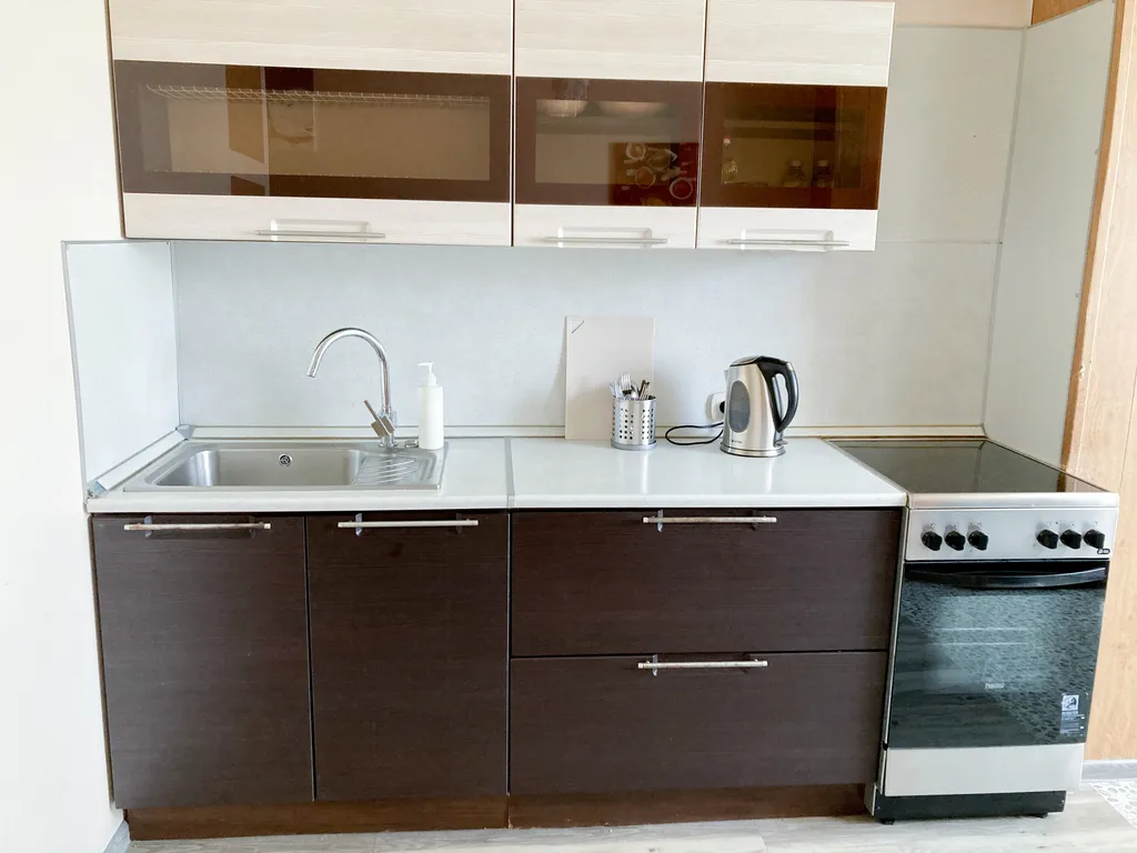 Солнечная квартира с просторной кухней