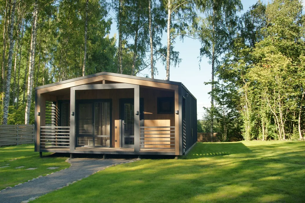 Коттедж Коттедж в стиле Барнхаус в аутентичном лесу — Петяярви