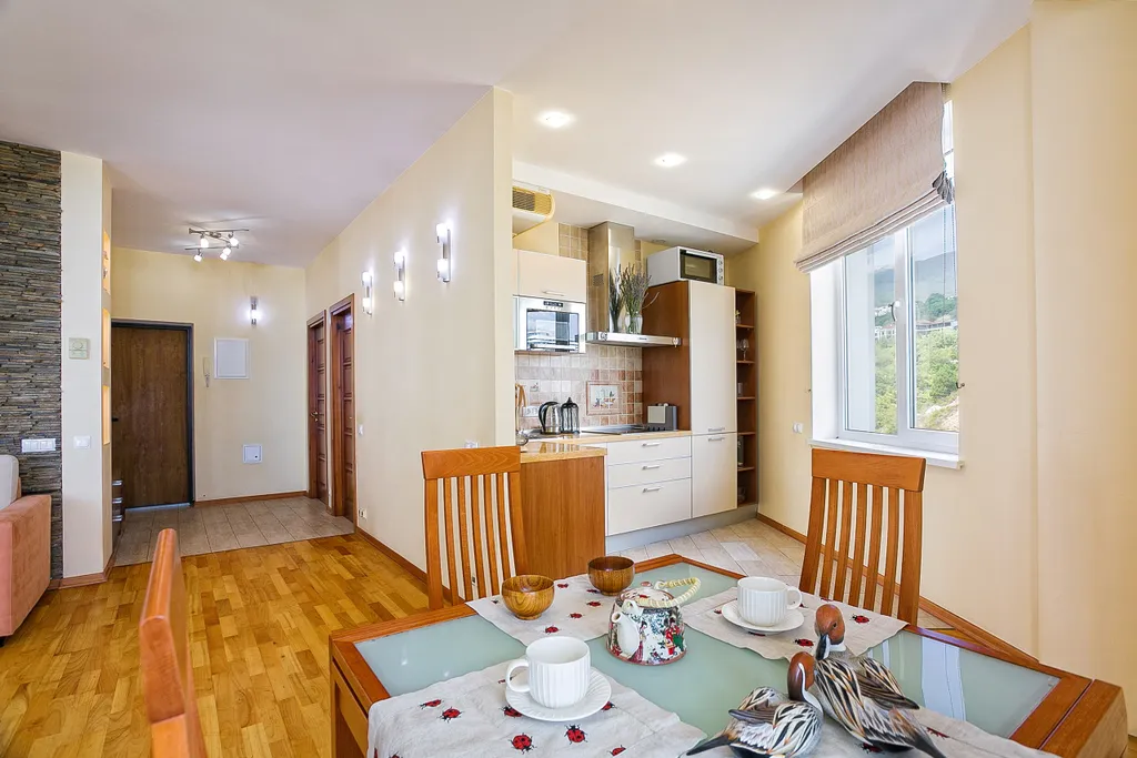 Апартаменты Luxe c видом на море, горы