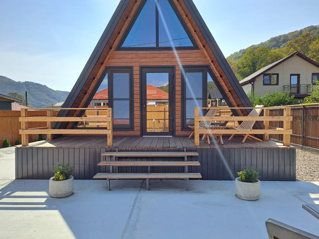 Коттедж Уютный дом а-frame на Черноморском побережье — аренда посуточно в Агой