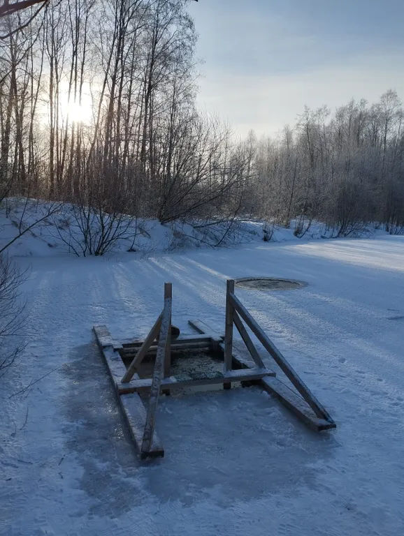Деревенский дом и баня