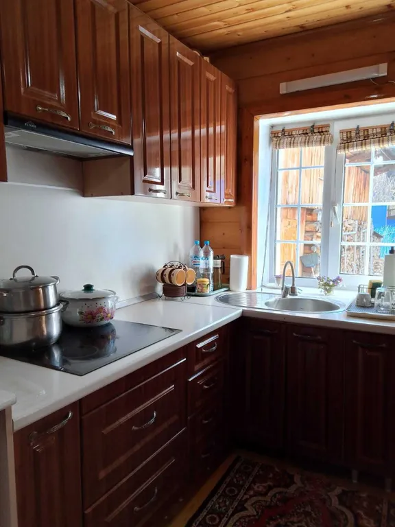 3-комнатный домик в деревне с баней