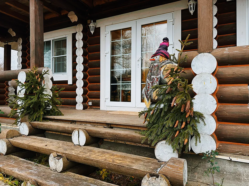 Коттедж Теремок с сибирским банным чаном на новой Риге — Истра