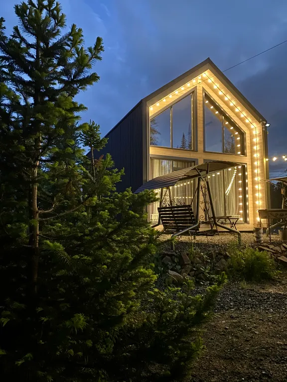 Уютный барнхаус с баней и чаном на территории