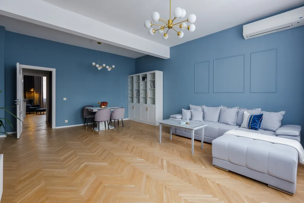 Квартира Сталинская трехкомнатная квартира Синий Кит — Москва