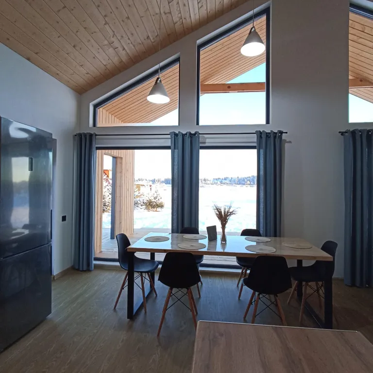 Гостевой дом Панорама на берегу реки около Вотчины деда мороза