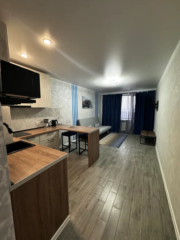 Квартира-студия с новым ремонтом, в новом доме