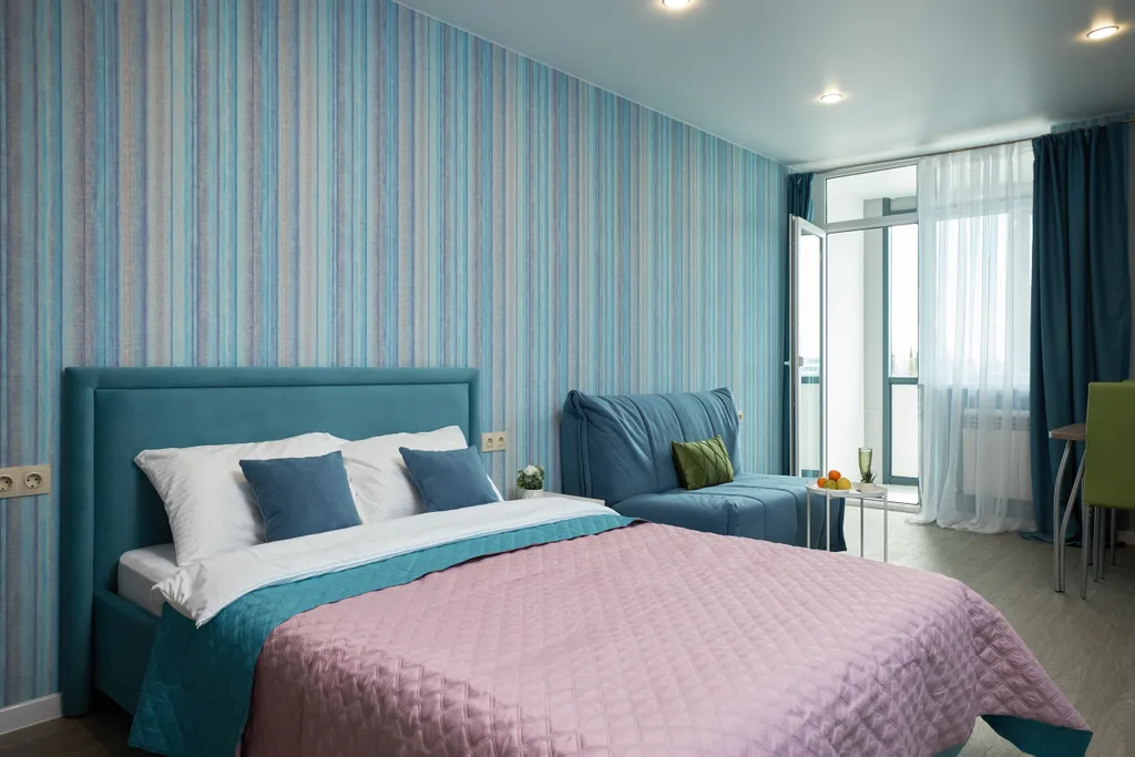 Уютная квартира, балконом, вид на  море