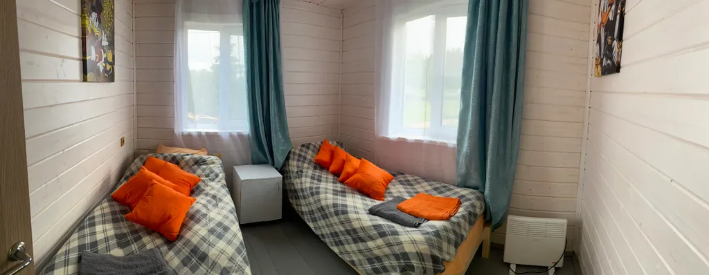 Коттедж Тишина, красота, уют на берегу озера в домике с камином — Глубокое (Каменногорское г/п)