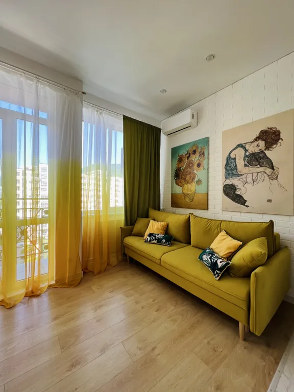 Квартира Квартира Уютная студия в ЖК Семейный — Лазаревское