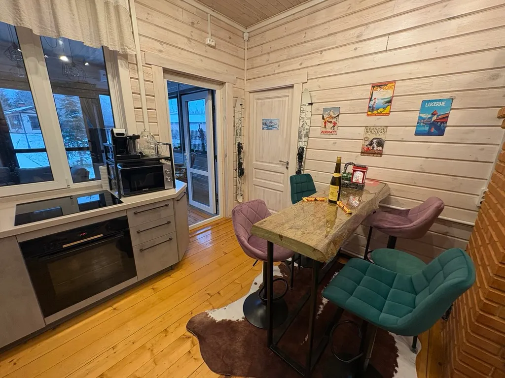 Русская усадьба с баней со швейцарским флёром