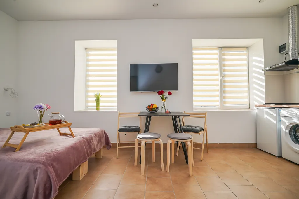 Уютная 1к студия на 4 гостей