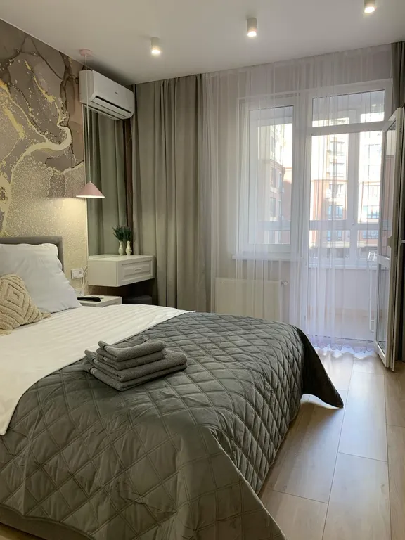 Квартира Уютная 2-комнатная квартира в ЖК Жигулина роща — Мирное