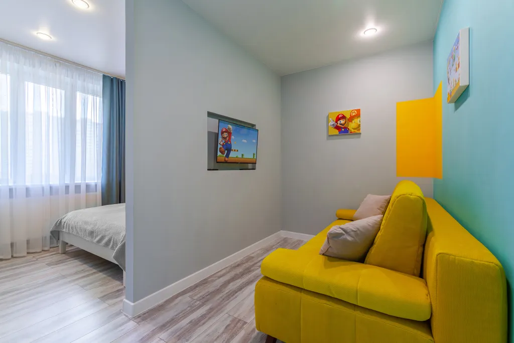 Апартаменты марио с игровой приставкой