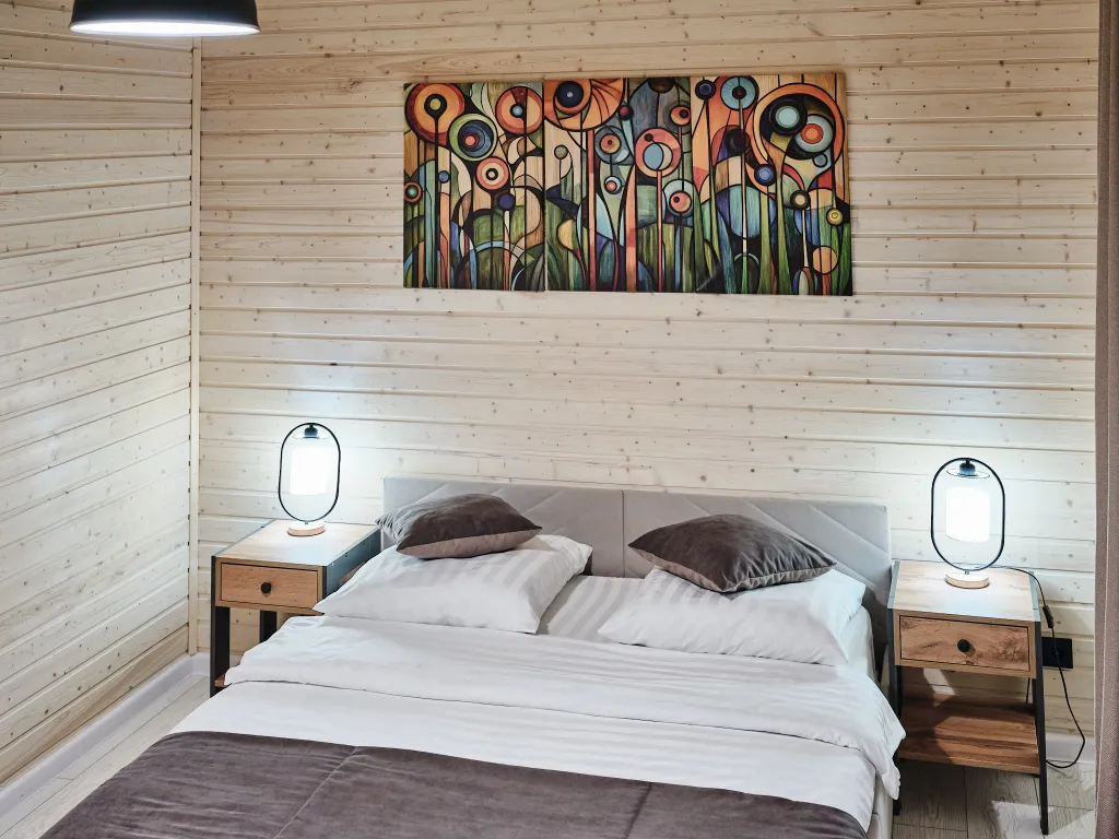 Двухэтажный дом 472 с банным чаном и камином