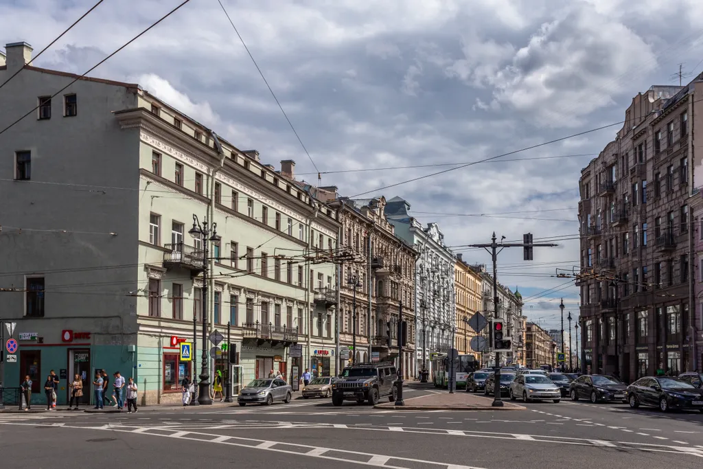Квартира Квартира Просторная трёшка у Московского вокзала — Санкт-Петербург