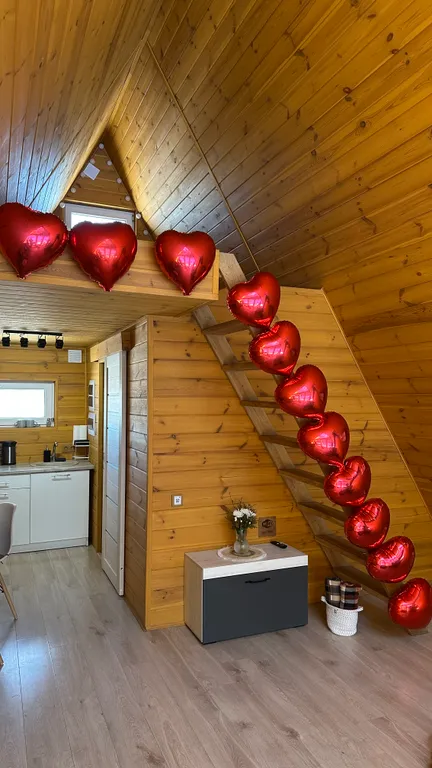 Треугольный дом с баней и купелью вблизи Несвижа