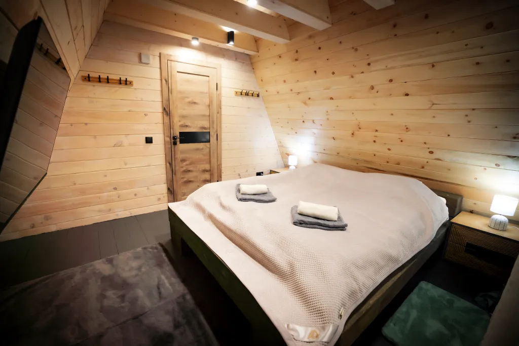 Дом в стиле A-frame с сауной