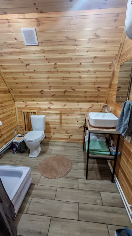 Дом с баней и чаном