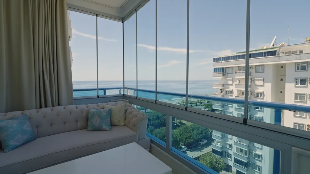 Yekta Queen просторный апартамент на 1 линии моря