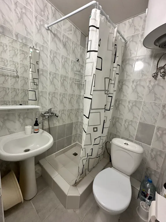 Студия с видом на море с обновленным ремонтом