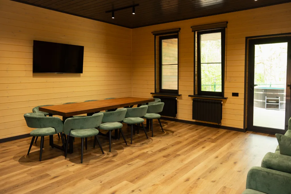 Дом с видом на лес и пруд 150 квадратов