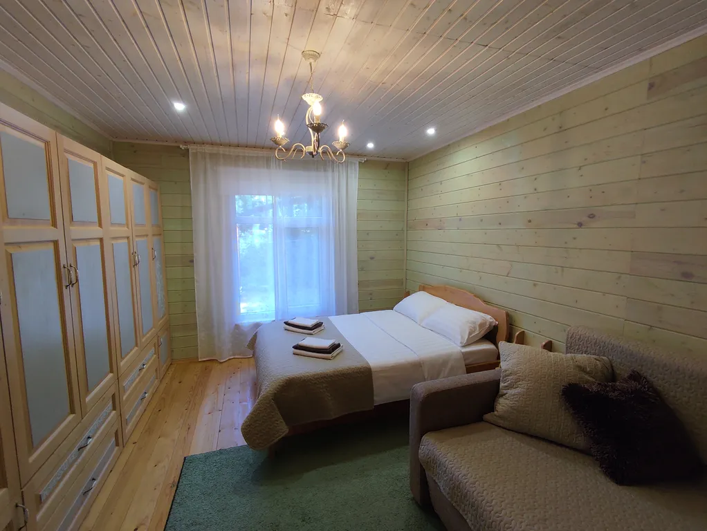 Эко-дом с видом на лес и горы