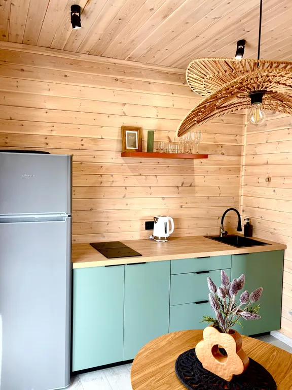 Дом с видом на березовый лес