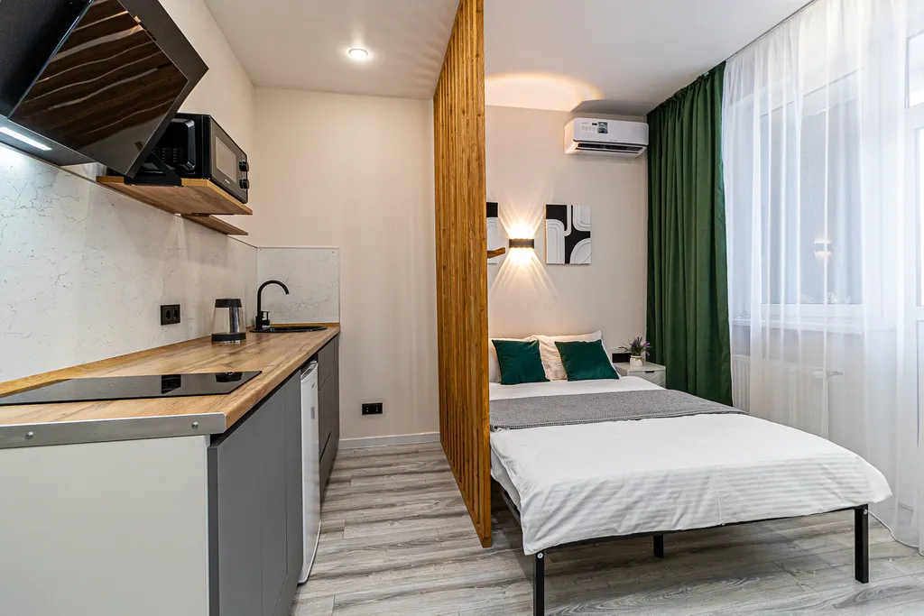 Квартира Квартира Студия для 3 гостей в ЖК Друзья — Краснодар