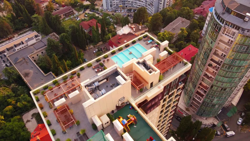 Современные апартаменты с уникальной крышей и потрясающими видами